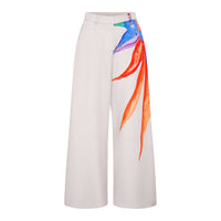 Bird of Paradise Print Trousers - NALÈ