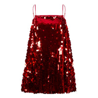 Red Sequin Mini Party Dress - NALÈ