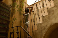 Classic Long Silver Sequin Dress - NALÈ