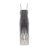 Classic Long Silver Sequin Dress - NALÈ