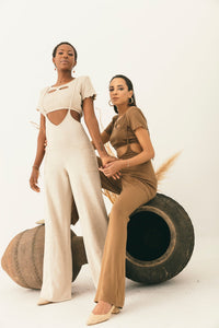 Crop Top & Jumpsuit Set - NALÈ