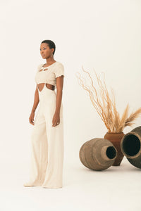 Crop Top & Jumpsuit Set - NALÈ