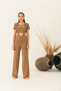 Crop Top & Jumpsuit Set - NALÈ